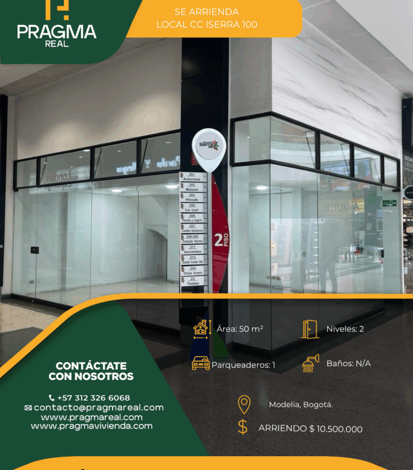 Local en Arriendo ISERRA 100